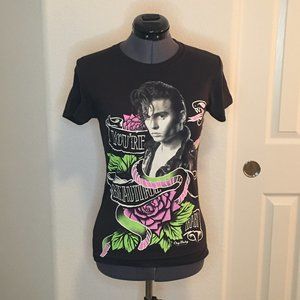 Hot Topic Cry Baby Johnny Depp t-shirt